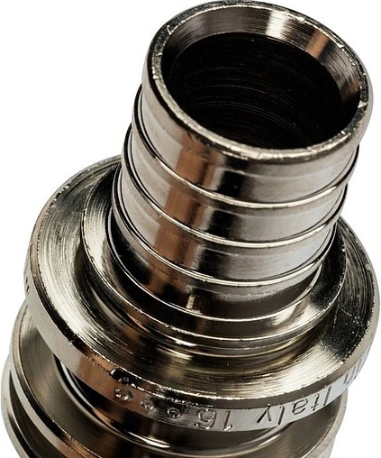 Уголок аксиальный радиаторный с хромированной трубкой 20мм x 15мм L=250мм Stout SFA-0025-002025