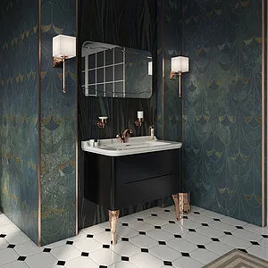 Тумба-умывальник Kerasan Waldorf 100 Nero matt 925531+4142K1bi/cr*3 Тумба-умывальник Kerasan Waldorf 100 Nero matt 925531+4142K1bi/cr*3, 3