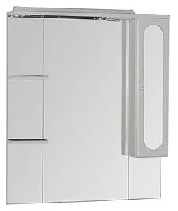 Шкаф-зеркало Aquanet Марсель 90 белый 100306 Шкаф-зеркало Aquanet Марсель 90 белый 100306, 1