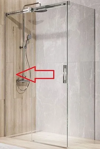 Неподвижный сегмент 490мм прозрачное стекло Radaway Espera Pro KDJ 490 R 10092110-01-01R