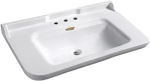 Раковина Kerasan Waldorf 100 белый 4142K1bi/cr*3 Раковина Kerasan Waldorf 100 белый 4142K1bi/cr*3, 4