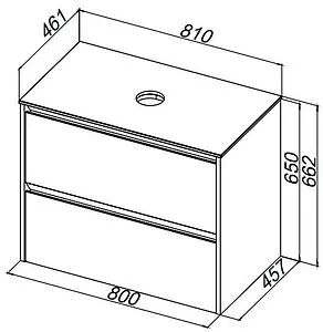 Тумба под умывальник подвесная Allen Brau Activity 80 папирус/олива браш 1.34012.PWM Тумба под умывальник подвесная Allen Brau Activity 80 папирус/олива браш 1.34012.PWM, 2