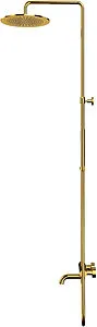 Душевая система с термостатом для ванны WHITECROSS Y gold золото Y1234GL Душевая система с термостатом для ванны WHITECROSS Y gold золото Y1234GL, 3