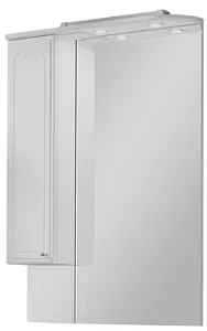 Шкаф-зеркало Aquaton Майами 75 L белый 1A047502MM01L Шкаф-зеркало Aquaton Майами 75 L белый 1A047502MM01L, 1