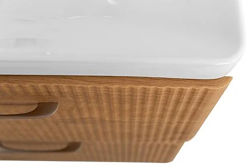 Тумба-умывальник подвесная BelBagno DUE 60 Rovere Nature DUE-600-2C-SO-RN-P+BB-8076-3-60