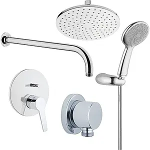 Душевая система со смесителем для душа VitrA Solid S хром A49264EXP Душевая система со смесителем для душа VitrA Solid S хром A49264EXP, 1