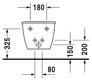 Биде подвесное Duravit Darling new белый 2249150000 Биде подвесное Duravit Darling new белый 2249150000, 4