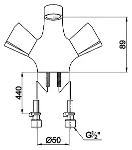 Смеситель для раковины Timo Panorama хром 0191F Смеситель для раковины Timo Panorama хром 0191F, 2