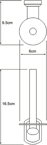 Держатель туалетной бумаги Wasserkraft Oder хром 3097