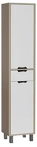 Шкаф-пенал напольный Aquanet Гретта белый/светлый дуб 171901 Шкаф-пенал напольный Aquanet Гретта белый/светлый дуб 171901, 1