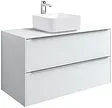 Тумба-умывальник подвесная Roca Inspira 100 белый глянец 851081806+