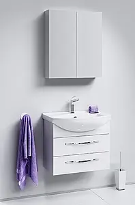 Шкаф-зеркало Aqwella MC 60 белый МС.04.06 Шкаф-зеркало Aqwella MC 60 белый МС.04.06, 3