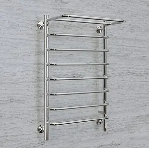 Полотенцесушитель электрический лесенка Terminus Полка Электро П8 500х850 quick touch полированная сталь 4670078524836 Полотенцесушитель электрический лесенка Terminus Полка Электро П8 500х850 quick touch полированная сталь 4670078524836, 4