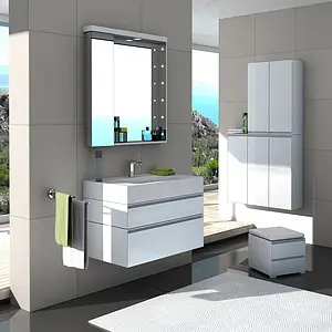 Шкаф Aquaton Ричмонд 30 L белый 1A145503RD01L, 3