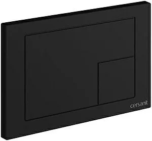 Клавиша смыва для унитаза Cersanit Corner 68324 черный матовый Клавиша смыва для унитаза Cersanit Corner 68324 черный матовый, 3