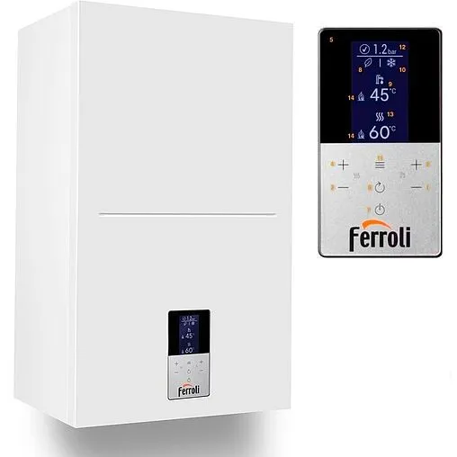 Настенный конденсационный газовый котел одноконтурный турбированный 28кВт Ferroli BlueHelix HiTech RRT 28 H 0T4D4AYA Настенный конденсационный газовый котел одноконтурный турбированный 28кВт Ferroli BlueHelix HiTech RRT 28 H 0T4D4AYA