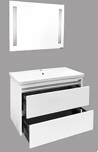 Тумба-умывальник подвесная Comforty Дублин 89 белый 00004147530CF, 4