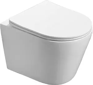 Унитаз подвесной безободковый Comforty белый 105 Унитаз подвесной безободковый Comforty белый 105, 1