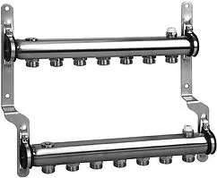 Группа коллекторная распределительная 7 отводов 1"в/в x ¾"ек Meibes M1794107 Группа коллекторная распределительная 7 отводов 1"в/в x ¾"ек Meibes M1794107