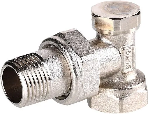 Вентиль запорный угловой ½&quot; в/н Valtec VT.019.N.04