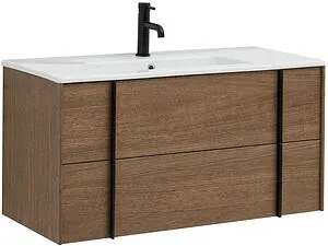 Тумба-умывальник подвесная Allen Brau Reality 100 дуб 1.32007.NO+, 1