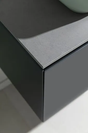 Тумба-умывальник подвесная Allen Brau Infinity 85 антрацит 1.21002.AM+