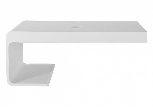Консоль под умывальник Aquanet Corner K7L 100 белый матовый K7L