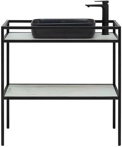 Консоль напольная Allen Brau Liberty 90 чёрный браш 1.33004.BB