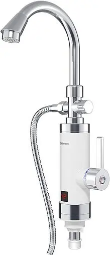 Водонагреватель проточный электрический Thermex Focus 3000 белый/хром 211033