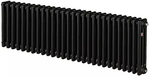 Радиатор стальной трубчатый Zehnder Charleston 3057/28 1270 ¾" Ral 9217 Traffic Black (matt) Радиатор стальной трубчатый Zehnder Charleston 3057/28 1270 ¾" Ral 9217 Traffic Black (matt), 1