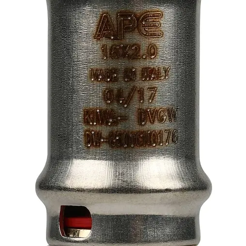 Муфта пресс соединительная 16мм x 16мм APE AP103 16x16