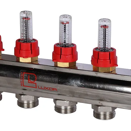 Группа коллекторная с расходомерами 9 отводов 1"в/в x ¾"ек Luxor CD 477/9 15662709N