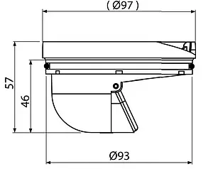 Сухой затвор для трапа AlcaPlast APV0030 Сухой затвор для трапа AlcaPlast APV0030, 2