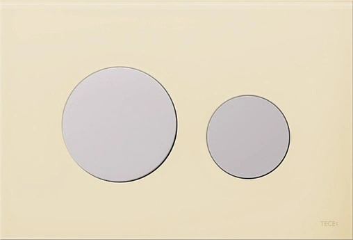 Клавиша смыва для унитаза TECEloop Modular кнопки/белый антибактериальный, стекло на выбор