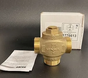 Трехходовой термостатический антиконденсационный клапан 1½&quot; +55...+63°С Herz Teplomix 1776614, 5