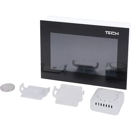 Проводной комнатный регулятор котла с коммуникацией OpenTherm TECH ST-2801 WiFi черный WG.11.0350