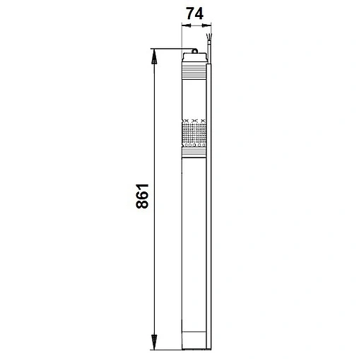 Насос скважинный центробежный 3" Grundfos SQЕ 2-100 96510154 Насос скважинный центробежный 3" Grundfos SQЕ 2-100 96510154