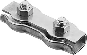 Зажим для троса из нержавеющей стали 5мм ACR SS304 DOUBLE Зажим для троса из нержавеющей стали 5мм ACR SS304 DOUBLE, 1