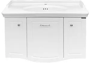 Тумба-умывальник подвесная Comforty Палини 100 белый 00004148011CF, 1