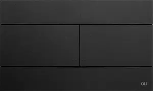 Клавиша смыва для унитаза OLI Slim 886040 черный матовый, 1