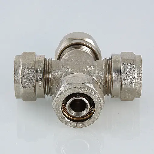 Крестовина компрессионная редукционная 20мм x 16мм x 20мм x 16мм Valtec VTm.341.N.201620 Крестовина компрессионная редукционная 20мм x 16мм x 20мм x 16мм Valtec VTm.341.N.201620