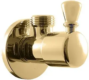 Кран шаровый угловой ½"н x ½"н золото Rav Slezak ROH001Z Кран шаровый угловой ½"н x ½"н золото Rav Slezak ROH001Z, 1