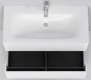 Тумба-умывальник подвесная Am.Pm Spirit 2.0 100 белый M70AFHX1002WG+M70AWCC1002WG, 4