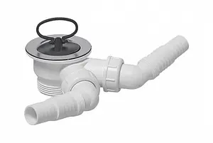 Выпуск для мойки Mc Alpine полированная сталь MRSKW2-WM Выпуск для мойки Mc Alpine полированная сталь MRSKW2-WM, 1