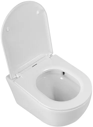 Унитаз подвесной безободковый Cezares Relax Tornado белый CZR-3806-53-TH-TOR/SC