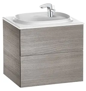 Тумба-умывальник подвесная Roca Beyond 60 городской дуб 851356402 Тумба-умывальник подвесная Roca Beyond 60 городской дуб 851356402, 1