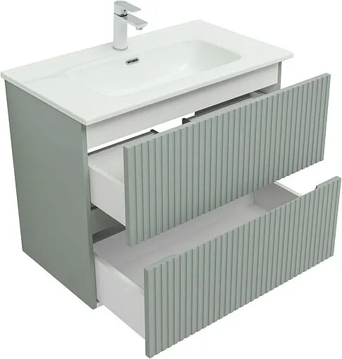 Тумба под умывальник Aquanet Джейн 80 мисти грин 00313318