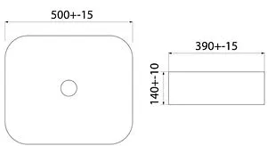 Раковина IDDIS Bridge 50 белый BRIWS05i27 Раковина IDDIS Bridge 50 белый BRIWS05i27, 2