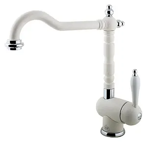 Смеситель для кухни Timo Morea белый 2406F jasmine, 1