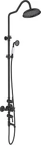 Душевая система с термостатом для ванны Aquatek Классик чёрный матовый AQ2543MB Душевая система с термостатом для ванны Aquatek Классик чёрный матовый AQ2543MB, 1